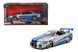 Металлическая машинка 1/24 Fast and Furious 2002 Brian's Nissan Skyline GT-R (BNR34) Jada Toys 9397158314R00