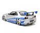 Металлическая машинка 1/24 Fast and Furious 2002 Brian's Nissan Skyline GT-R (BNR34) Jada Toys 9397158314R00