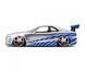 Металлическая машинка 1/24 Fast and Furious 2002 Brian's Nissan Skyline GT-R (BNR34) Jada Toys 9397158314R00