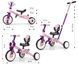 Складной трехколесный велосипед 5в1 Optimus Max Pink Milly Mally MMOMX01P