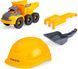Ігровий набір Volvo Tough Hauler самоскид з каскою Dickie Toys 3729014