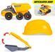 Ігровий набір Volvo Tough Hauler самоскид з каскою Dickie Toys 3729014
