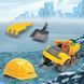Ігровий набір Volvo Tough Hauler самоскид з каскою Dickie Toys 3729014