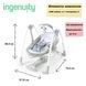 Компактная&nbsp;портативная детская качель-шезлонг 2 в 1 ConvertMe Swing-2-Seat Ingenuity 12055