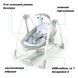 Компактная&nbsp;портативная детская качель-шезлонг 2 в 1 ConvertMe Swing-2-Seat Ingenuity 12055