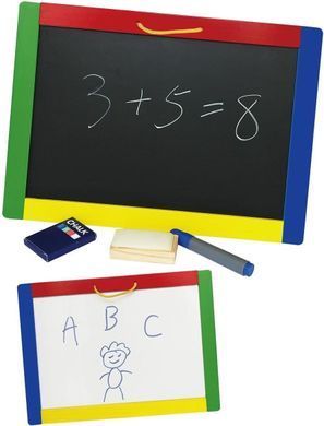 Деревянная двусторонняя доска магнитно-маркерная Magnetic Board Viga Toys 56203
