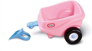 Прицеп Princess Cozy Coupe Trailer для машинки каталки Little Tikes 621451 розовый