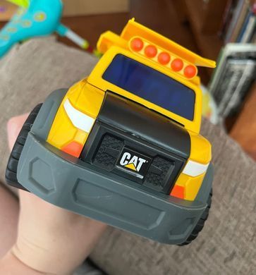 Уценка Машинка-трансформер 2в1 пикап-самосвал CAT Truck Constructors Dump Truck Funrise 83193 свет и звук