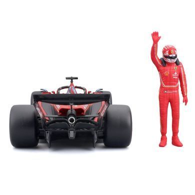 Металлическая машинка с фигуркой Ferrari SF-24 (2024) Bburago 18-26823 (1:24)