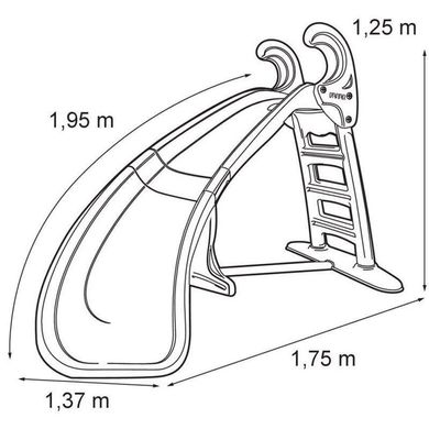 Горка с водным эффектом 195 см Feber 08359