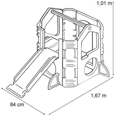 Дитячий ігровий комплекс Activity Park Feber 9597 з гіркою 106 см