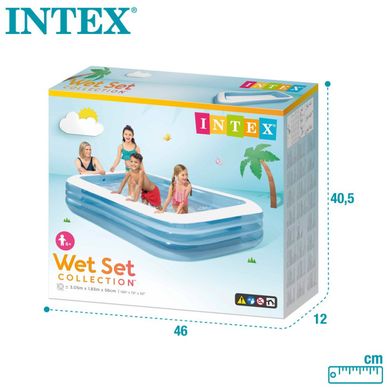 Сімейний надувний басейн Family Pool Intex 58484, 305х183х56 см