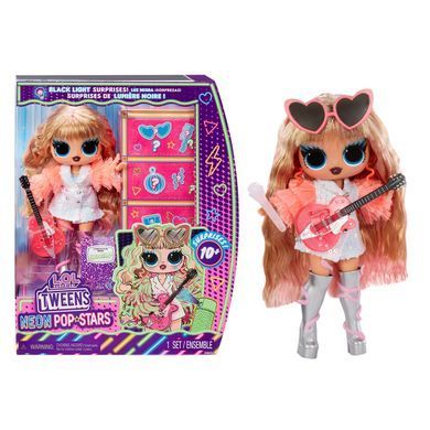 Игровой набор с куклой L.O.L. Surprise! Тея Старс Tweens Neon Pop Stars MGA 120650