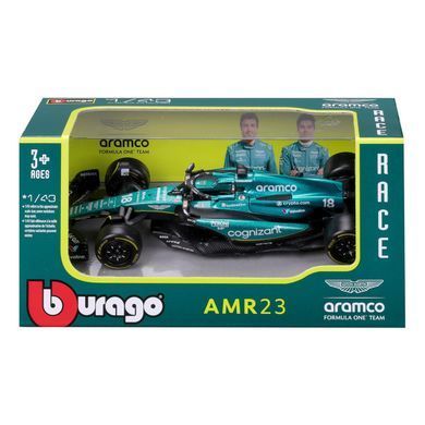Уцінка Металева машинка Aston Martin AMR23 (1:43) 2023 Bburago 18-38090