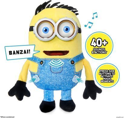 Інтерактивна м'яка іграшка Посіпаки Генрі Puppetronic Wow! Stuff Universal Minions Palm Puppetronic Henryc MIN-1050