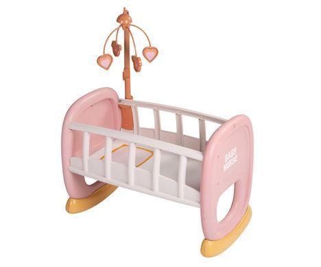 Колыбель с мобилем для пупса Baby Nurse Smoby 7600220390