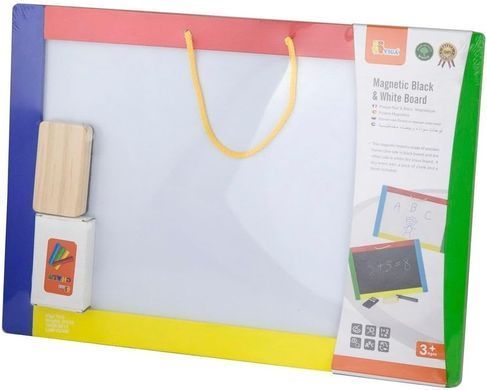 Деревянная двусторонняя доска магнитно-маркерная Magnetic Board Viga Toys 56203
