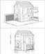 Детский игровой домик 6 в 1 Casual Multi Activity House Feber FEH23000