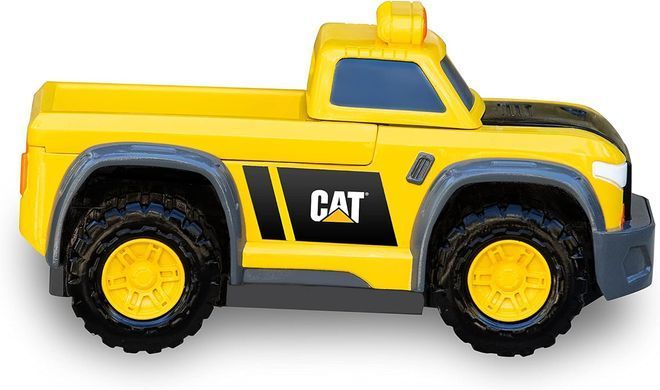Уценка Машинка-трансформер 2в1 пикап-самосвал CAT Truck Constructors Dump Truck Funrise 83193 свет и звук