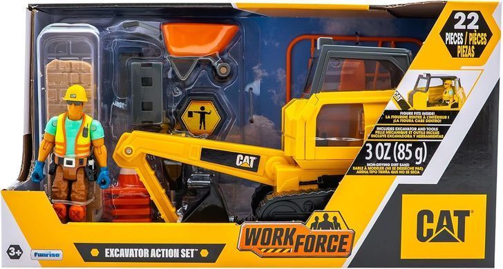 Игровой набор Экскаватор CAT Workforce Funrise CAT 83456