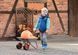Двухколесная детская металлическая тачка rolly Metallschubkarre Doppelrad Rolly Toys 271849