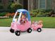 Прицеп Princess Cozy Coupe Trailer для машинки каталки Little Tikes 621451 розовый