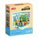 Конструктор JAKI Mini Super Town Аквариумный магазин капибар FK023 свет