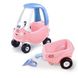 Прицеп Princess Cozy Coupe Trailer для машинки каталки Little Tikes 621451 розовый