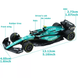 Уцінка Металева машинка Aston Martin AMR23 (1:43) 2023 Bburago 18-38090
