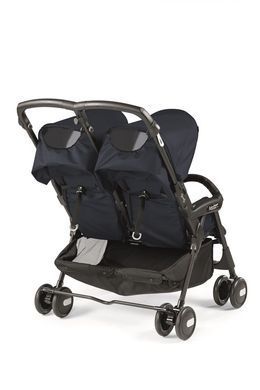 Прогулочная коляска для двойни Peg Perego Aria Shopper Twin Class Navy IP07280000SU41