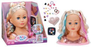 Голова манекен для создания причесок Baby Born Pinplay Яркая сестренка MGA Zapf Creation 839379