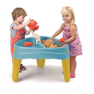 Ігровий стіл-пісочниця 3в1 з кришкою та аксесуарами Feber Casual Play Table FEU14000