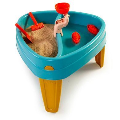 Ігровий стіл-пісочниця 3в1 з кришкою та аксесуарами Feber Casual Play Table FEU14000