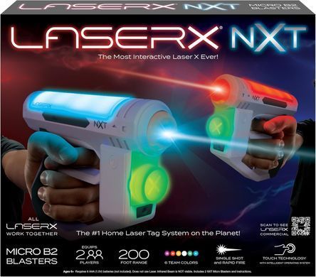 Игровой набор для лазерных боев LaserX NXT Double Micro Blasters NSI 87538 для двух игроков