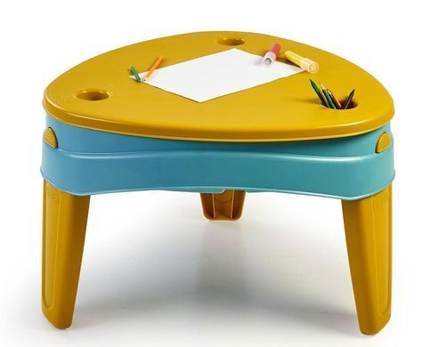Ігровий стіл-пісочниця 3в1 з кришкою та аксесуарами Feber Casual Play Table FEU14000