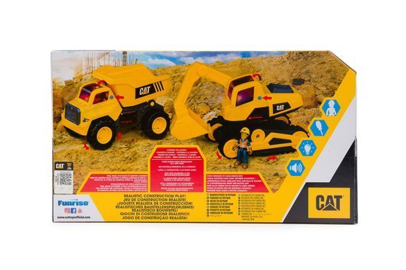 Самосвал Caterpillar CAT Funrise 83201 с фигуркой со светом и звуком