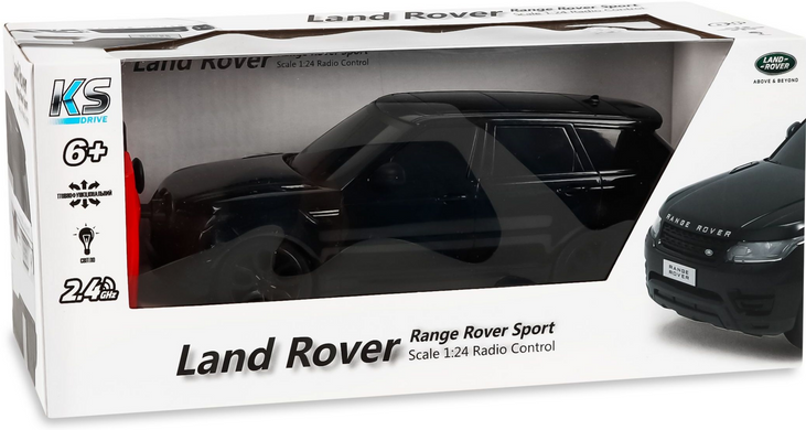 Уценка Машинка на радиоуправлении Range Rover Sport (1:24, 2.4 ГГц) KS Drive 124GRRB