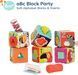 Развивающие мягкие Кубики-Сортеры aBc Block Party B. Toys Battat BX1661Z