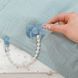 Пустышка для куклы Baby Born на клипсе Zapf Creation 838679-1 голубая