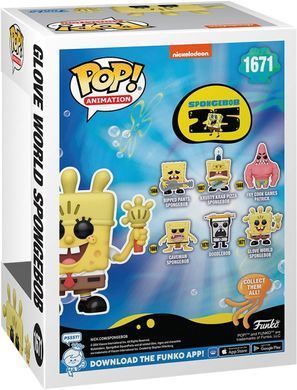 Уценка виниловая фигурка Губка Боп Квадратные Штаны Мир Перчаток SpongeBob SquarePants Glove World SpongeBob (#1671) Funko POP! Animation 75734