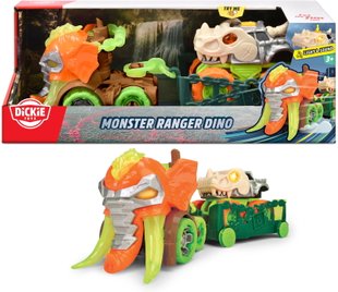 Вантажівка-мамонт Monster Ranger Dino Монстр Рейнджер Діно Dickie Toys 3755005 зі звуком та світлом