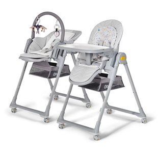 Стульчик для кормления Lastree (2 в 1) Kinderkraft KHLAST00GRY0000 серый