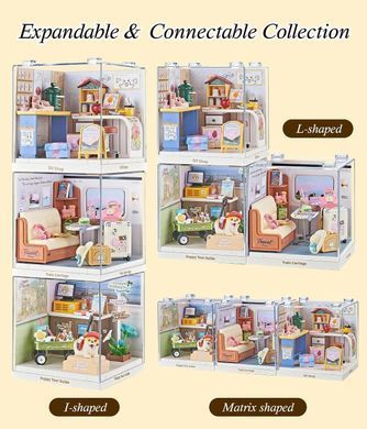 Конструктор-румбокс Mini House серии Интерьер мини-бар Fairy Care Dreamy Bay-Scene Relax Bar 8039