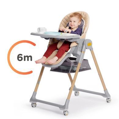 Стільчик для годування Lastree (2 в 1) Kinderkraft KHLAST00GRY0000 сірий