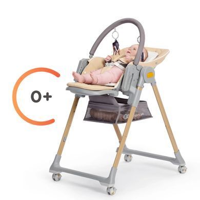 Стільчик для годування Lastree (2 в 1) Kinderkraft KHLAST00GRY0000 сірий
