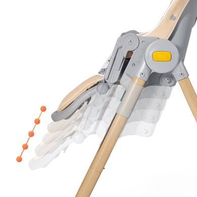 Стільчик для годування Lastree (2 в 1) Kinderkraft KHLAST00GRY0000 сірий