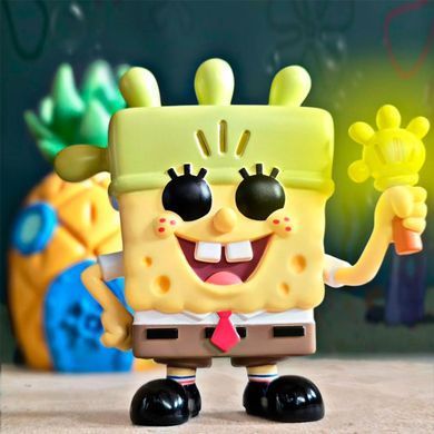 Уценка виниловая фигурка Губка Боп Квадратные Штаны Мир Перчаток SpongeBob SquarePants Glove World SpongeBob (#1671) Funko POP! Animation 75734