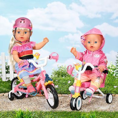 Игрушечный трехколесный велосипед для куклы Baby Born Zapf Creation 834299