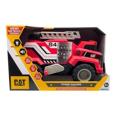 Пожарная машина CAT Power Haulers Funrise 57285 свет, звук