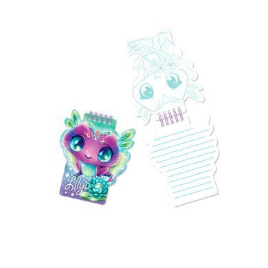 Пушистый блокнот 2 в 1 Лилия Fuzzy Notebook Lilya Nebulous Stars 12522